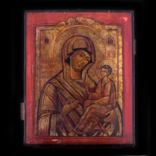 001_405 19 cent icon of Mother of God set of 3