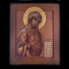 001_426 An old 19 cent icon of Virgin Mary 