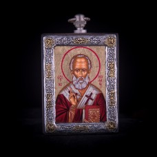 002/0049 Silver icon of Saint Nicolas 