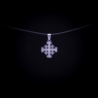 003/0001Silver jerusalem cross