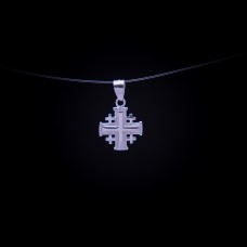 003/0008 Silver jerusalem cross 