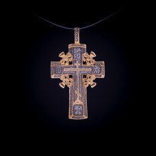 003/0035 Silver gold plated cross 
