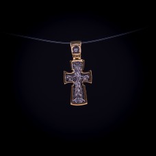 003/0063 Silver gold plating orthodox cross