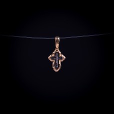 003/0080 Silver gold plated cross