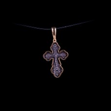 003/0153  Silver gold plated cross