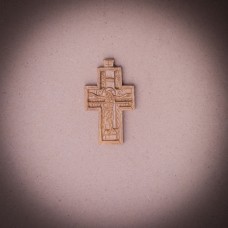 005/0035 Wooden  cross hand carved 