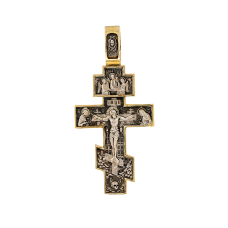 003/00202 Silver and gold cross