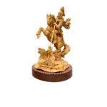 Saint George in olive wood