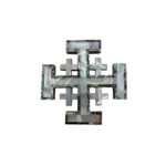 Jerusalem cross in mother of pearl