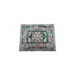 Mother of pearl box with Jerusalem cross